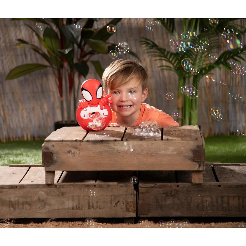 Marvel - SPF24-3095 - Spidey Amazing Friends Bubble Blower, Seifenblasen