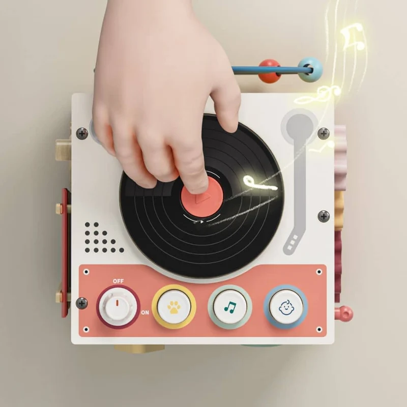 Musikalischer Würfel für Kleinkinder mit Mikrofon
