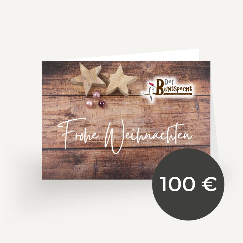Gutschein Weihnachten 2 Faltvariante
