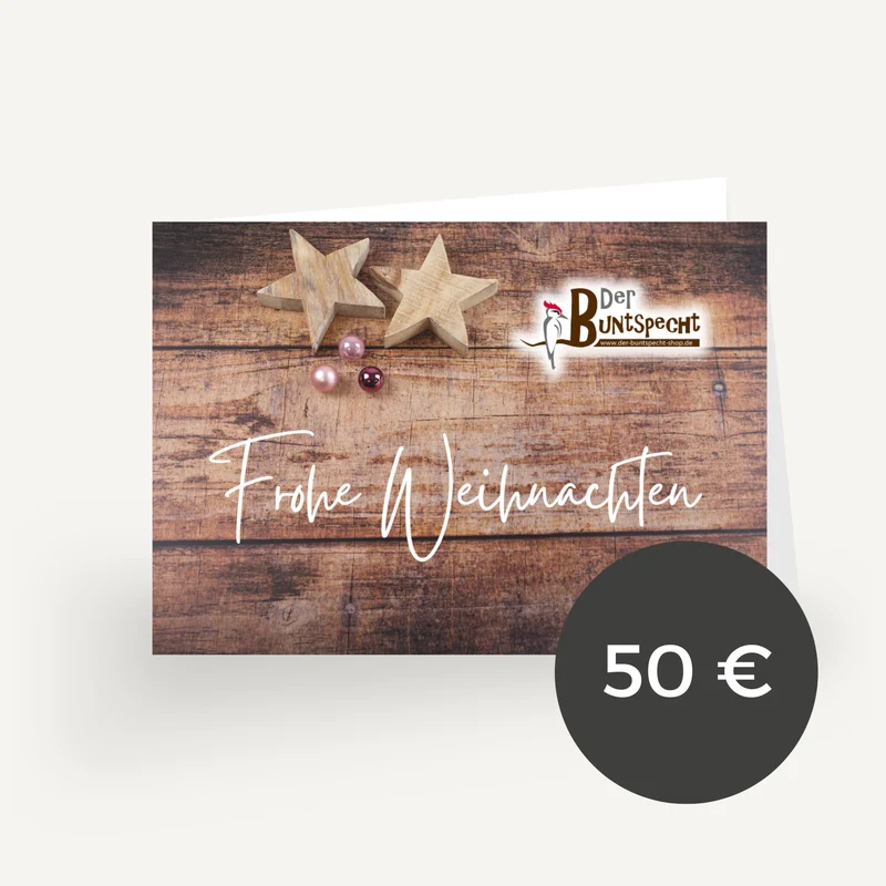 Gutschein Weihnachten 2 Faltvariante