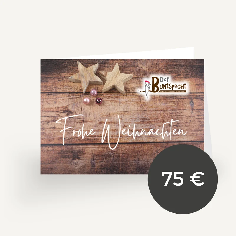 Gutschein Weihnachten 2 Faltvariante
