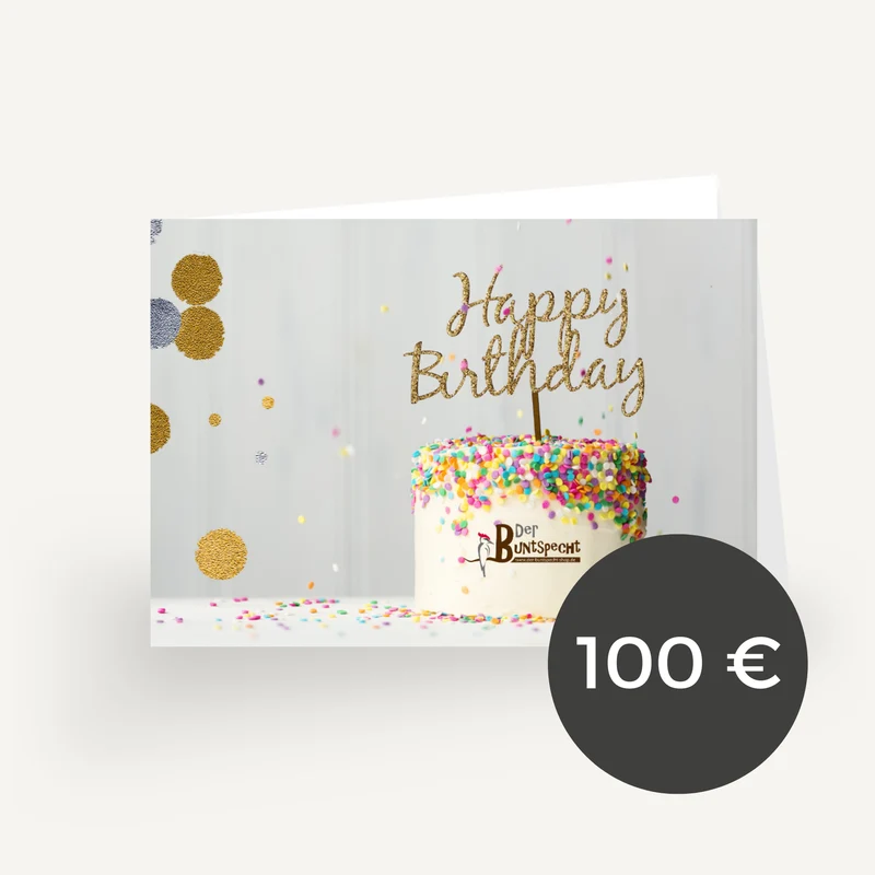Gutschein Geburtstag Faltvariante