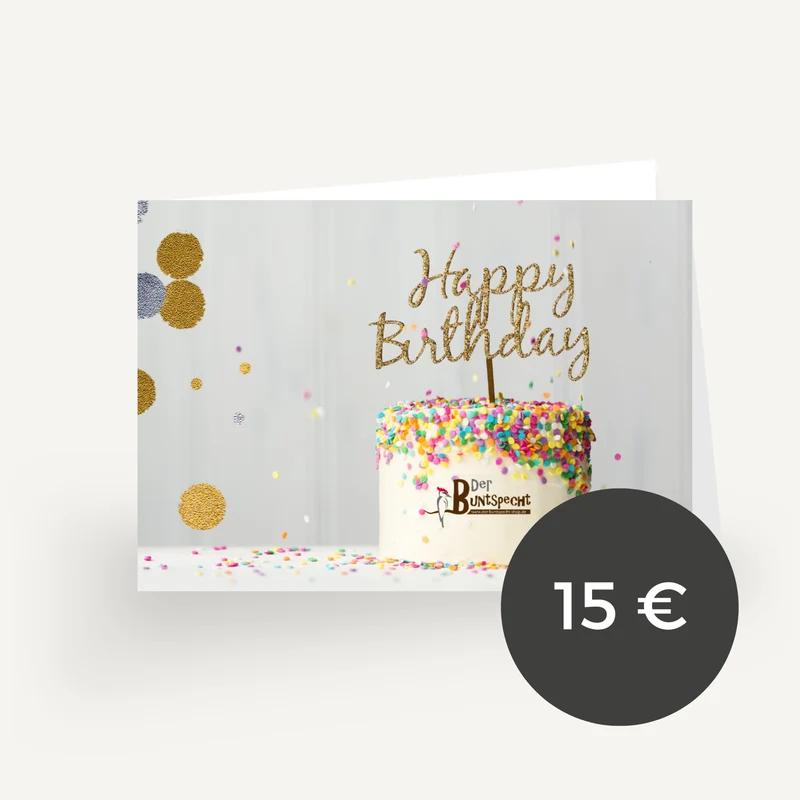Gutschein Geburtstag Faltvariante