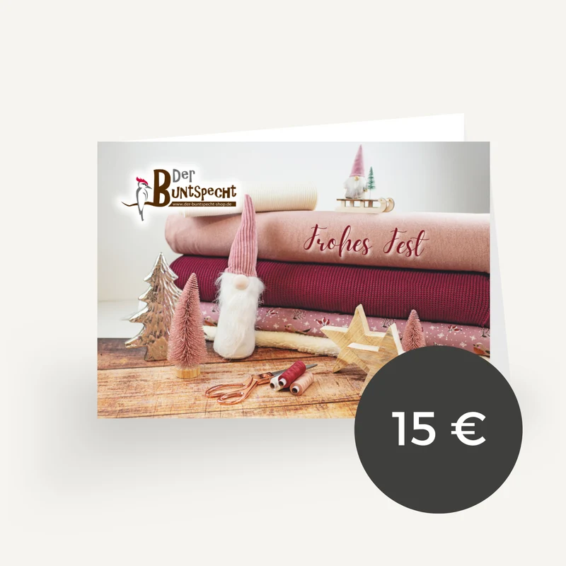 Gutschein Weihnachten Faltvariante