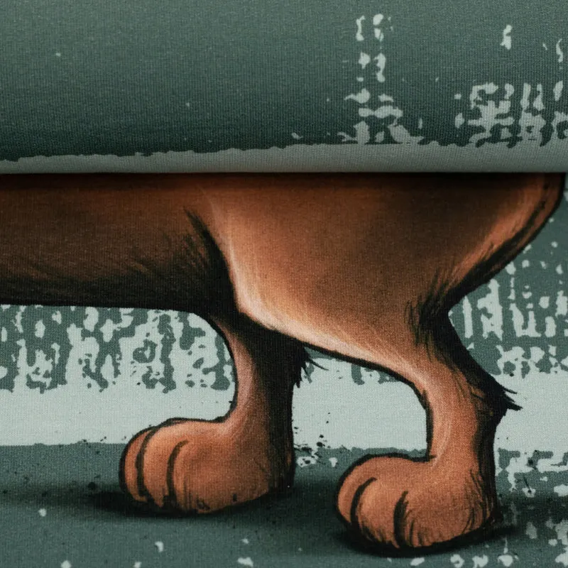 Panel French Terry Dachshund Berny by Thorsten Berger