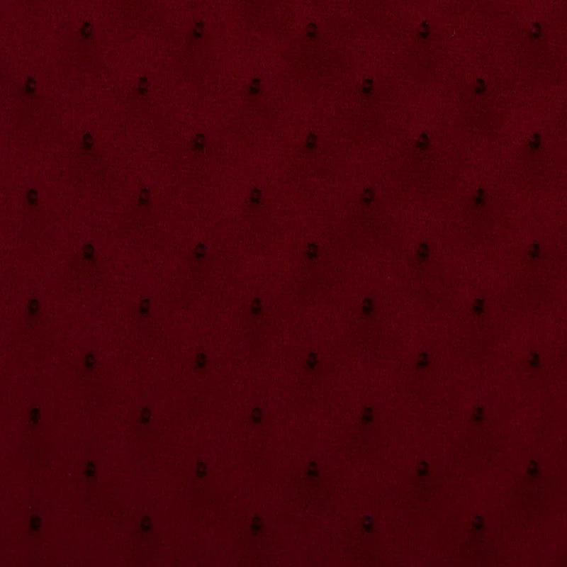 Steppsamt mit Punktprägung Galant - 638 burgundy