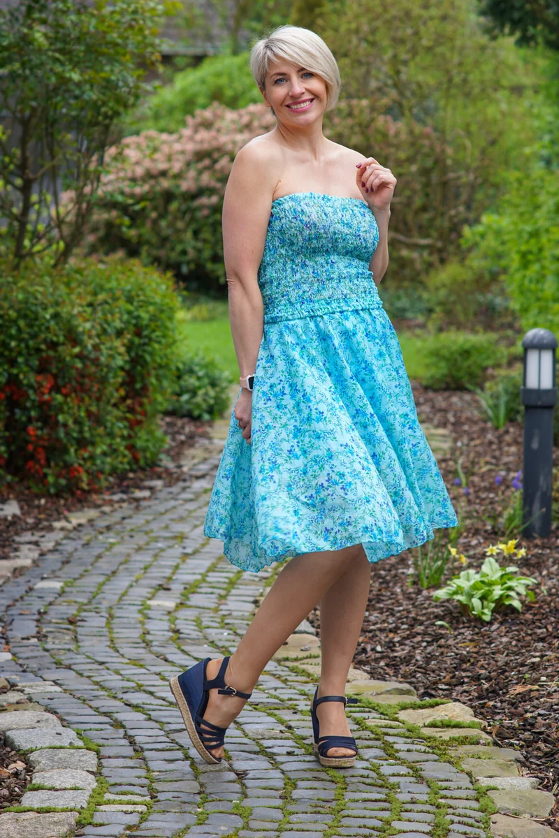 Tencel Mix Seidentouch Blumenranken