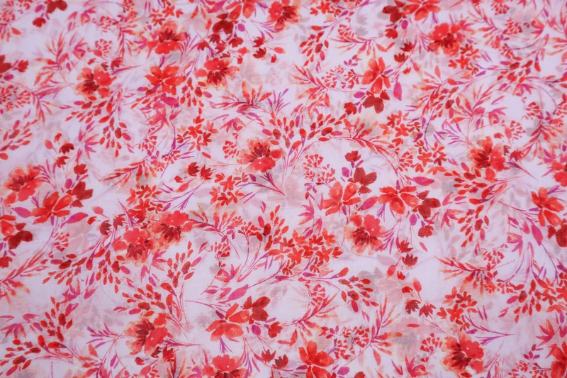 Tencel Mix Seidentouch Blumenranken