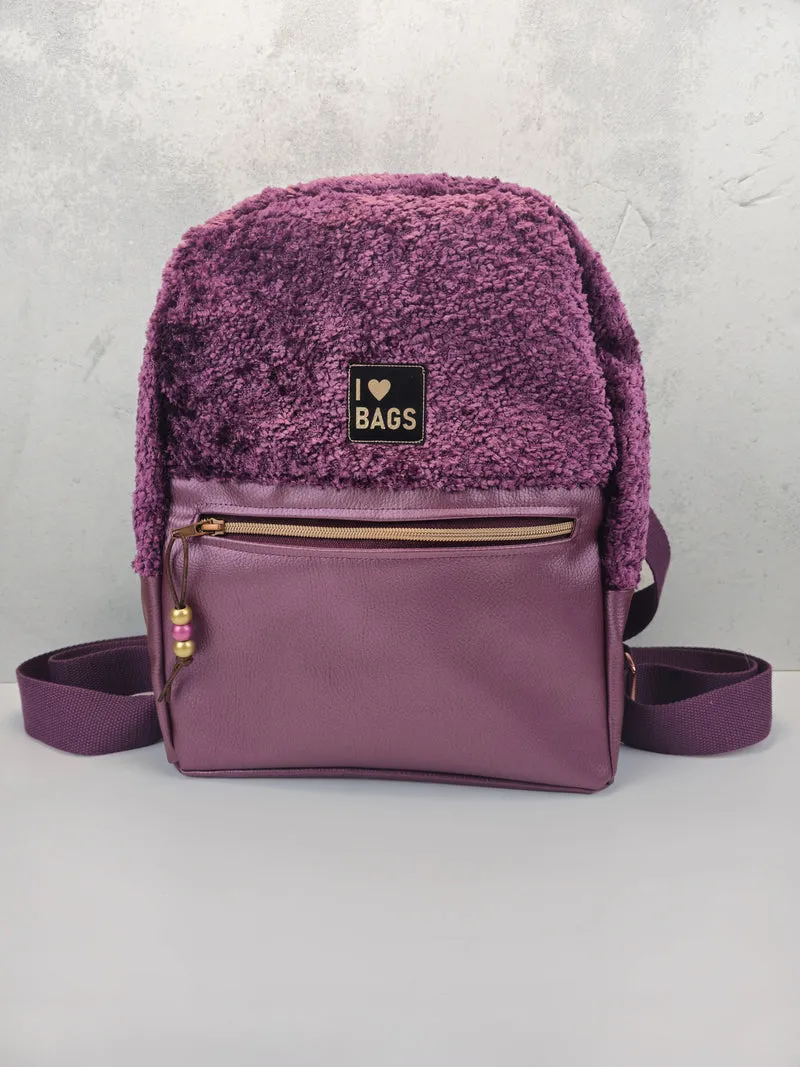Chenille Dekostoff Bogota - 938 aubergine