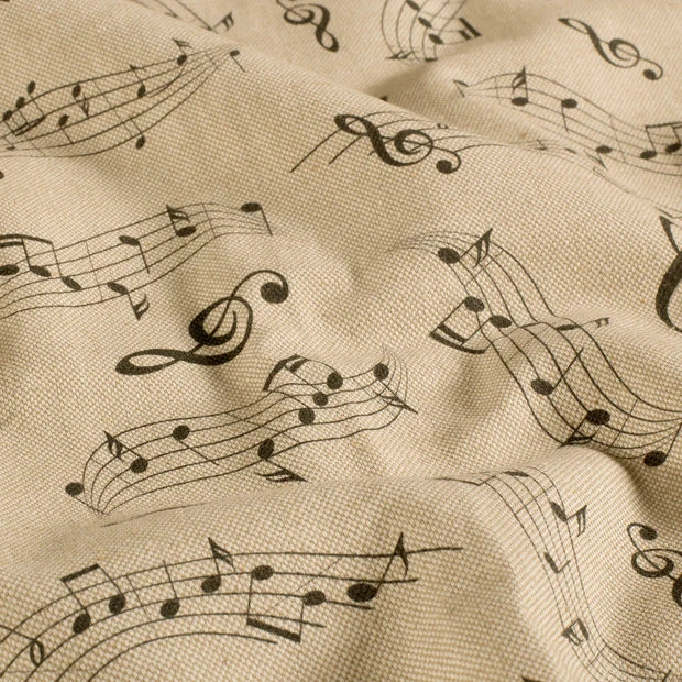 Canvas Leinen Optik Musik