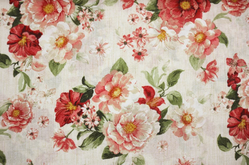 Dekostoff Digital Ruby Flora