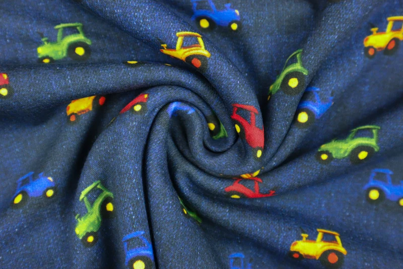 Alpenfleece Digital Denim Trecker - dunkelblau
