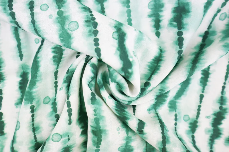 Viskosestoff Digital Watercolor Stripes SH