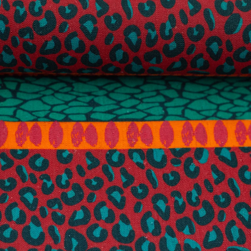 Viskose Leinen Wild Stripes by Bienvenido Colorido