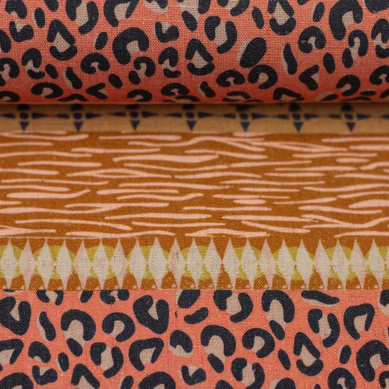 Viskose Leinen Wild Stripes by Bienvenido Colorido