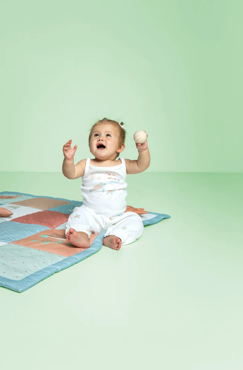 Panel Popelin Decke + Kuscheltiere by Qjutie