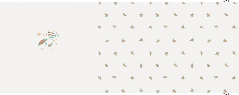 Panel Rippenjersey Turtle by Qjutie