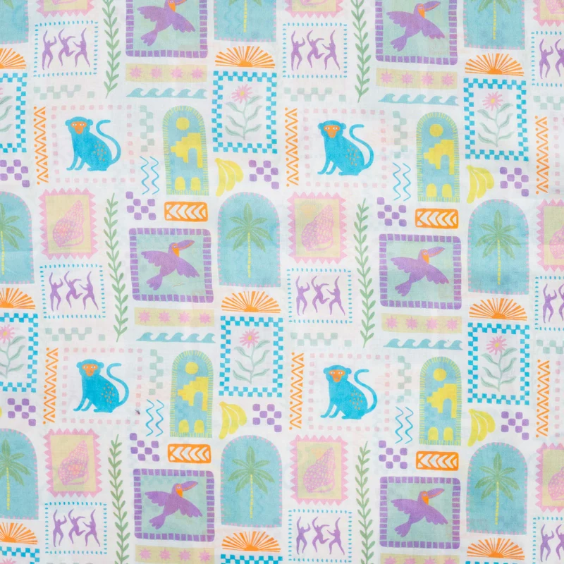 Baumwoll Voile Tropical by Qjutie