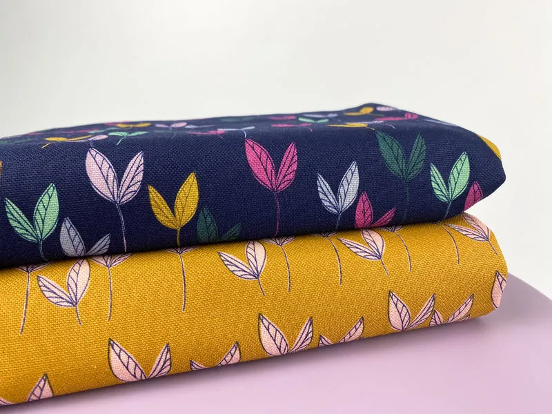 Canvas Dancing Leaves by Emjo Design