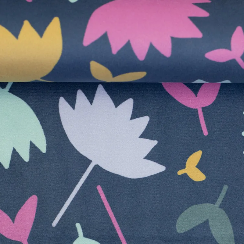 Samt Stoff Velvet Flowers by Emjo Design