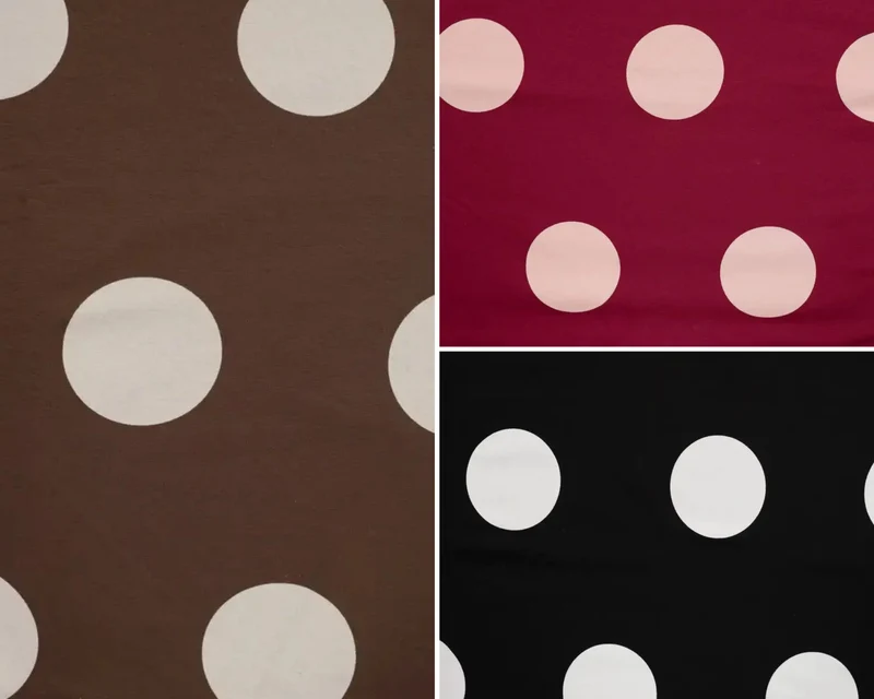 French Terry Big Dots