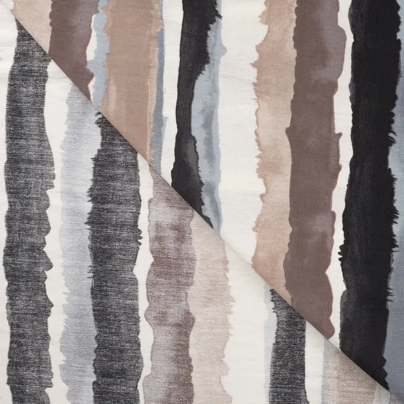 Viskose Mix Brushed Stripes