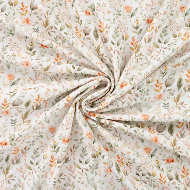Baumwolljersey Digital Flora