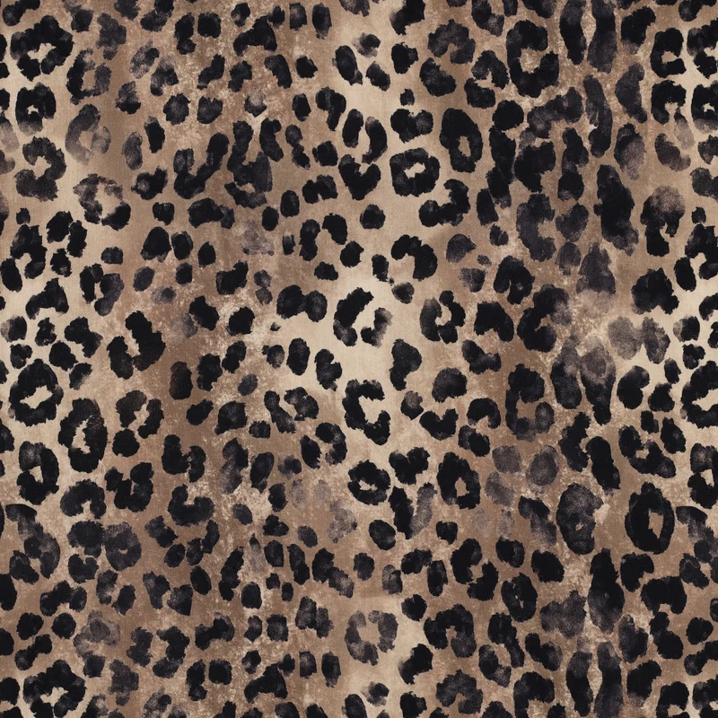 Baumwoll Viskose Mix Animal Look