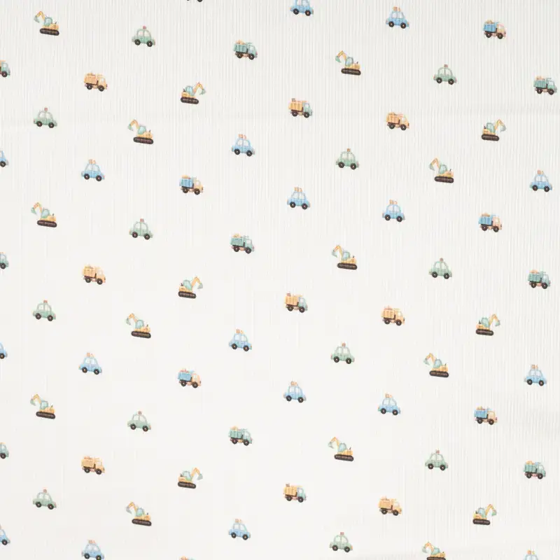 Rippenjersey Bunte Fahrzeuge
