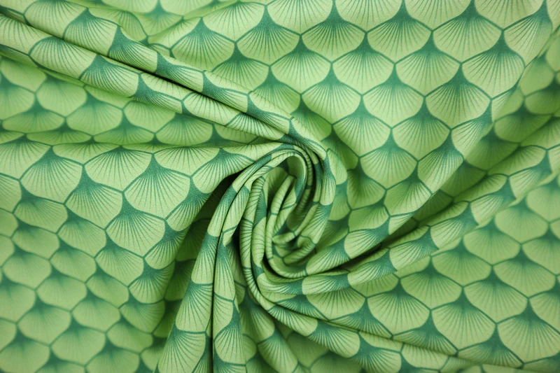 Baumwoll Popeline Lena Leaf
