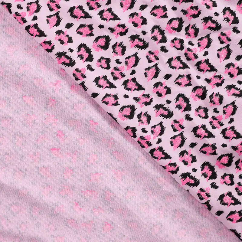 French Terry Neon Glitter Leo