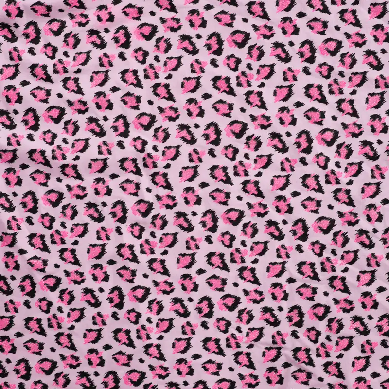 French Terry Neon Glitter Leo