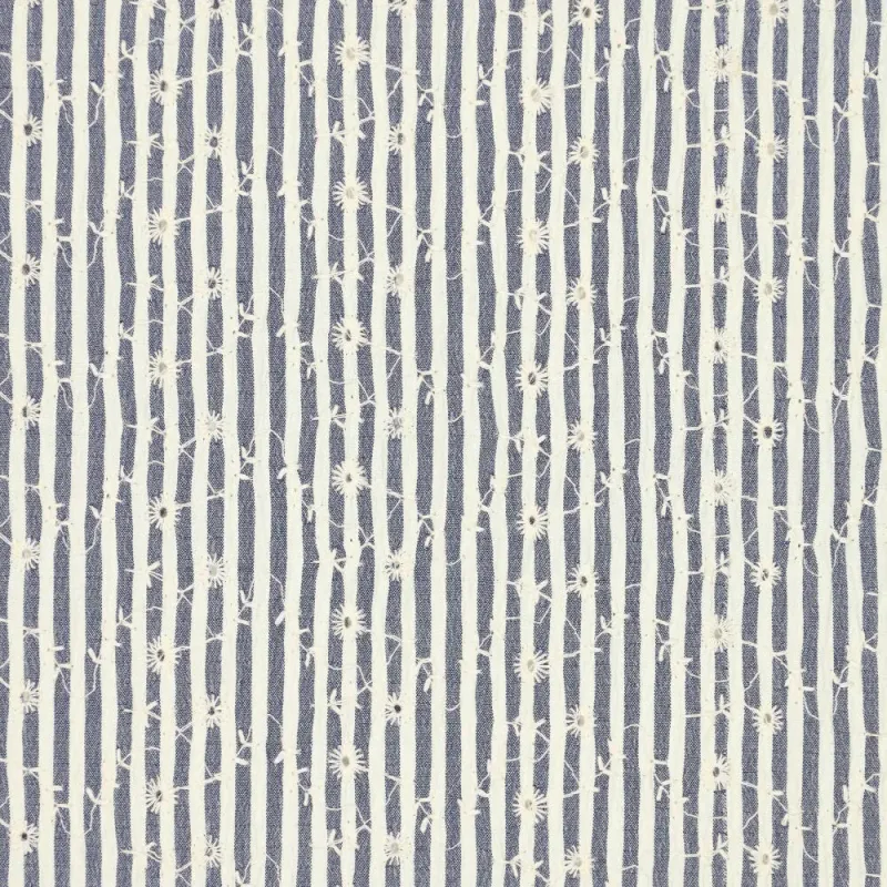 Viskose Mix Lochstickerei Crinkle Celine