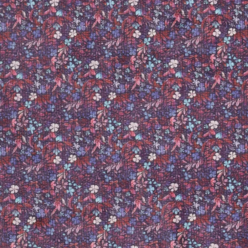 Stretch Feincord Smilla - lila
