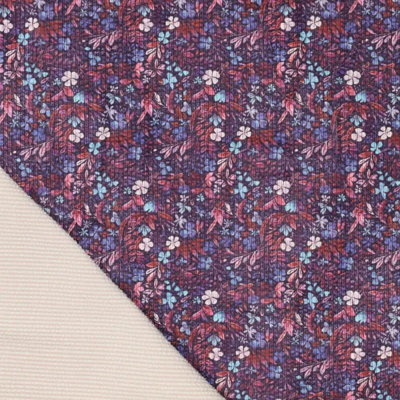 Stretch Feincord Smilla - lila