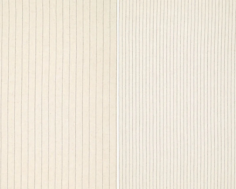 Viskose Leinen Crepe Stripes