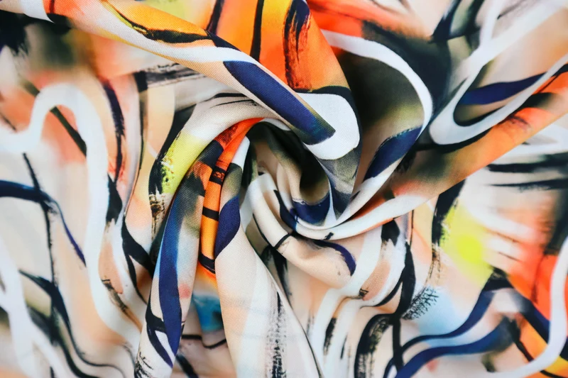 Viskosestoff Abstrakt Art SH