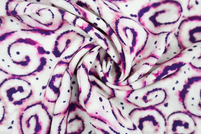 Viskosestoff Batik Muster SH