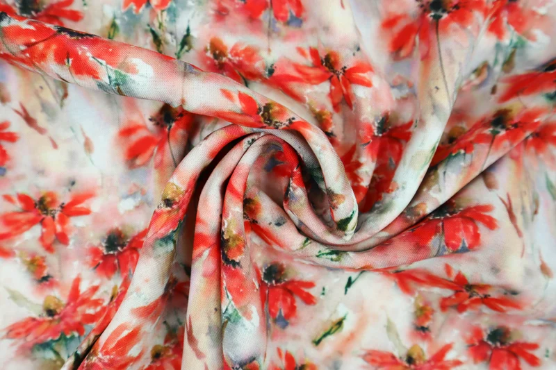 Viskosestoff Mona Flower SH