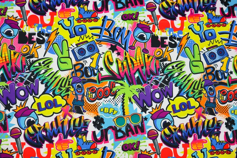 Alpenfleece Digital Cool Graffiti