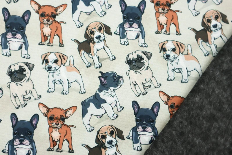 Alpenfleece Digital Hunde Liebe