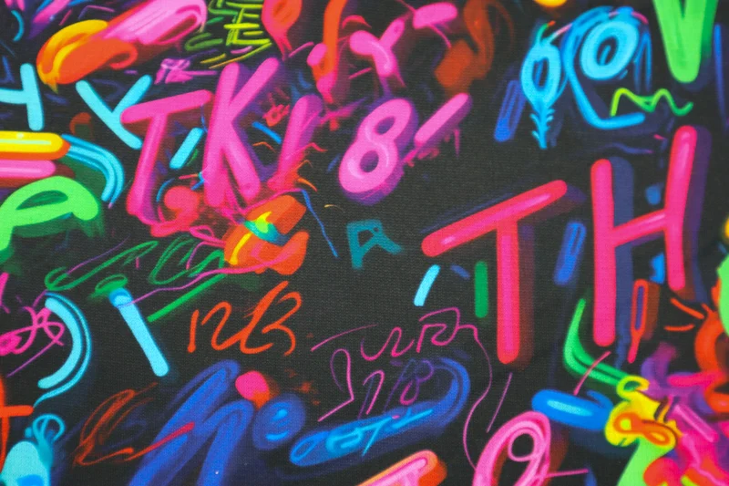 Alpenfleece Digital Neon Stuff
