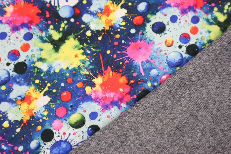Alpenfleece Digital Farbkleckse