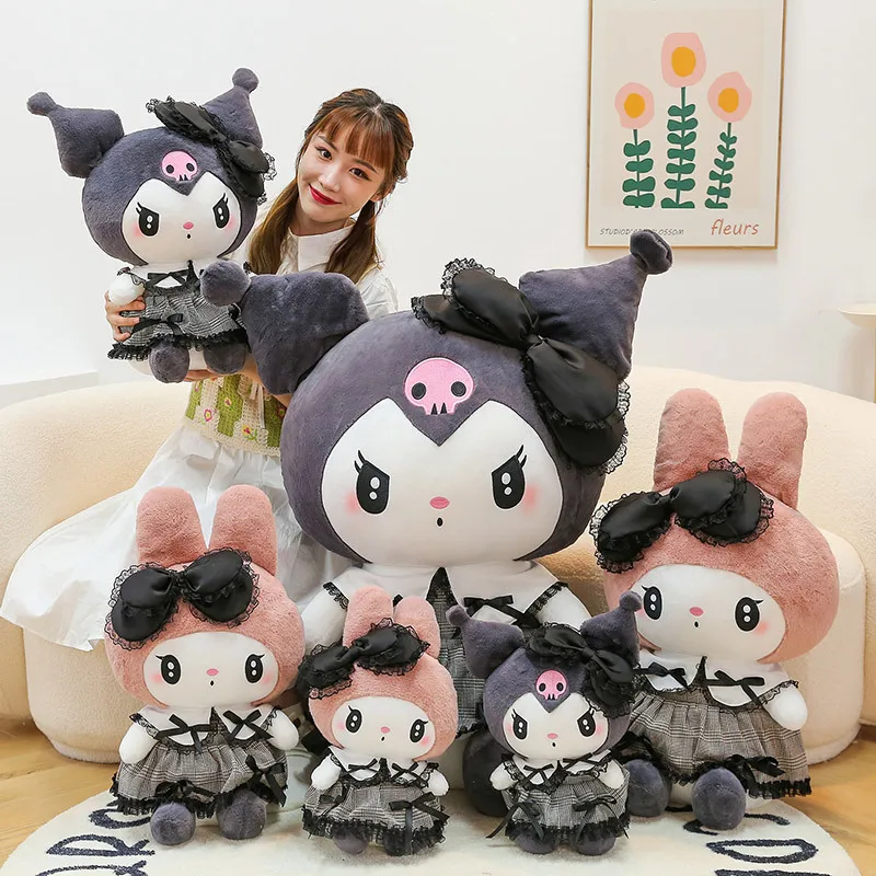 Plüschtier Hello Kitty Kuromi – Kuscheltier - Stofftier