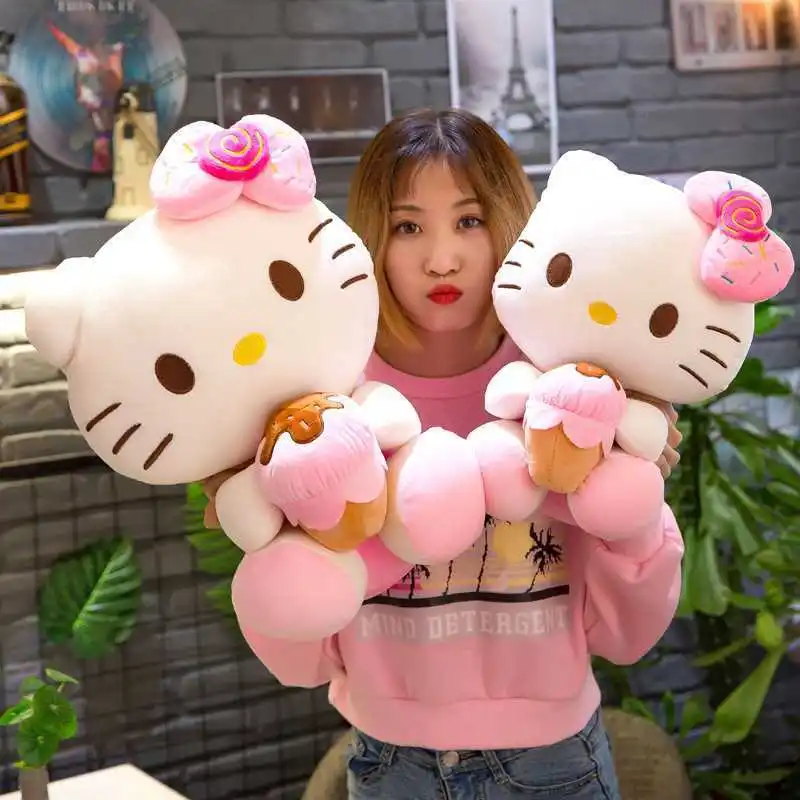Plüschtier Hello Kitty – Kuscheltier - Stofftier Eiscreme
