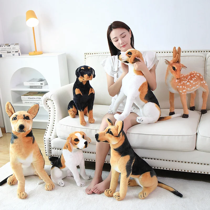 Plüschtier Lebensgroßer Hund – Kuscheltier - Stofftier