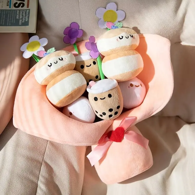 Plüschtier Bubble Tea Bouquet – Kuscheltier - Stofftier