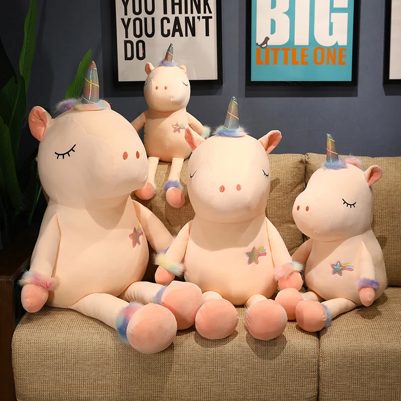 Riesengroße XXL Einhorn Kuscheltiere (70/90/110cm)