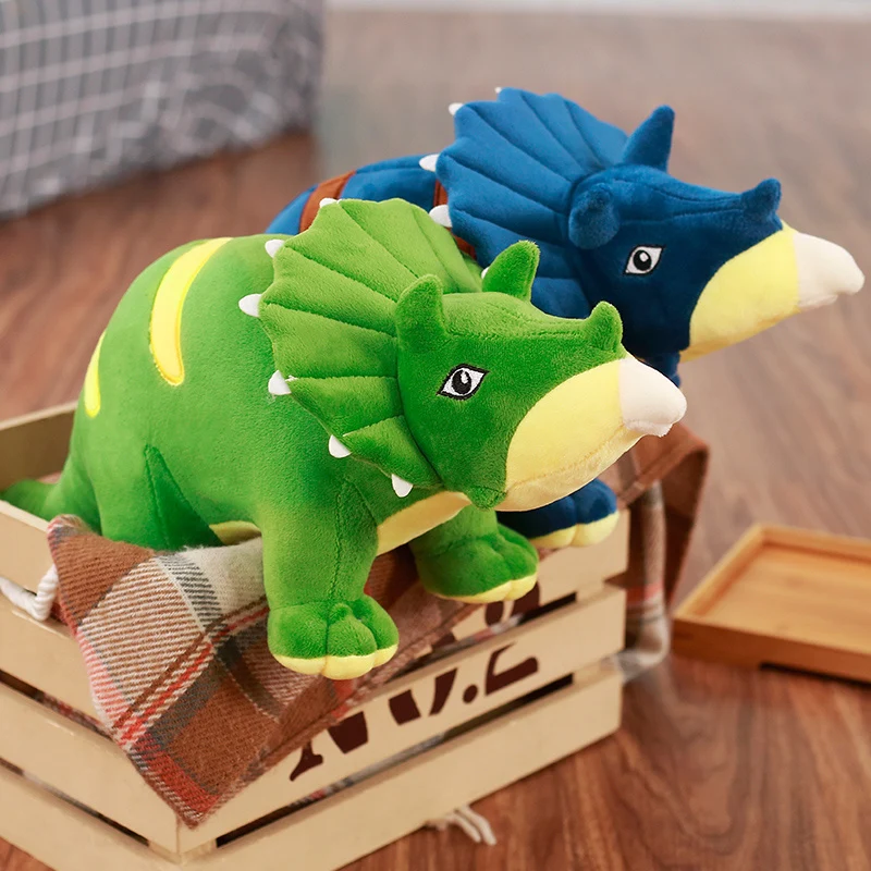 Triceratops Dinosaurier Plüsch Kuscheltier im XXL Format (95cm oder 120cm)