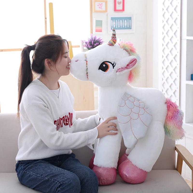 Das Einhorn als Plüsch Kuscheltier (50/60/90cm)